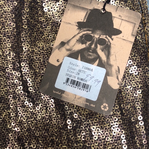 One Teaspoon Sequin Romeos Shorts Denim - Picture 11 of 11